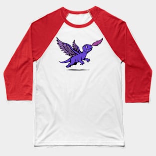 Young Dragon's Brave Attempt at Flight Baseball T-Shirt